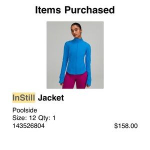 Lululemon Instill Jacket